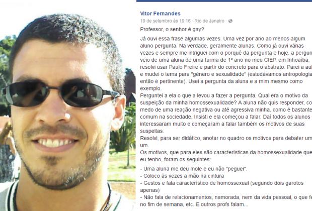Professor dá show ao responder aos seus alunos se ele é gay; veja a resposta