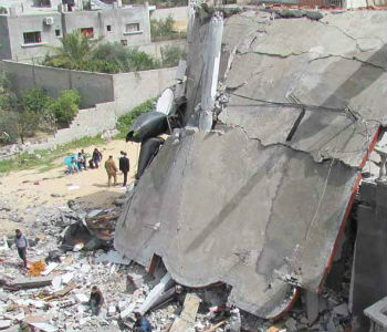 Destruição em Gaza. Foto: Ocha/M. El Halabi