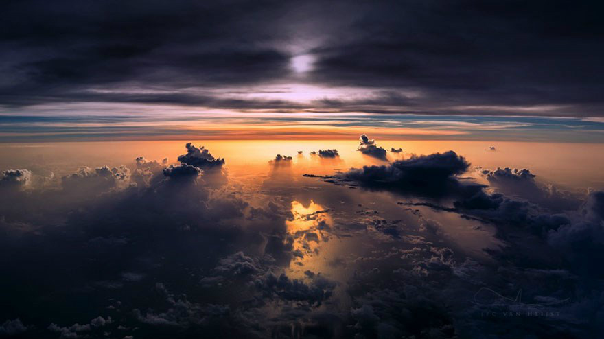 8 fotos impressionantes tiradas por um piloto de avião