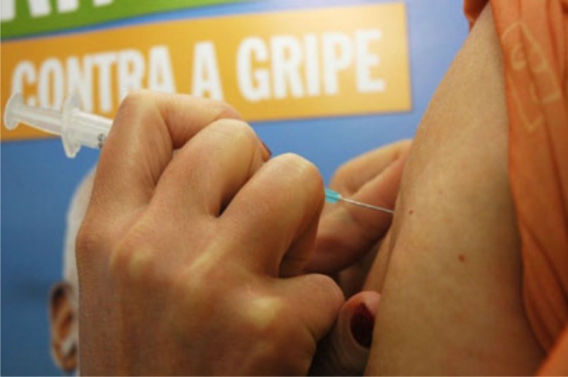Prioridade da vacinação contra gripe, em Amambai, são profissionais da saúde Foto: Divulgação