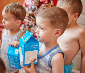 Crianças na Ucrânia. Foto: Unicef/Pavel Zmey