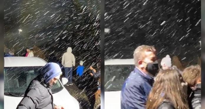 Turistas registram neve em São Joaquim e Bom Jardim da Serra Turistas registram neve em São Joaquim e Bom Jardim da Serra