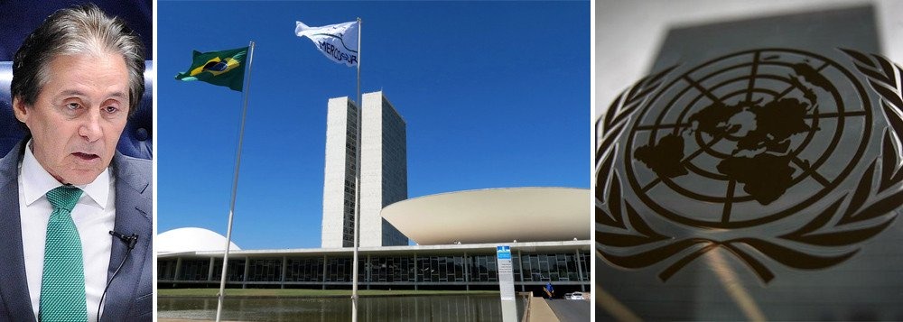 Congresso Nacional posiciona-se: Brasil assinou tratado e deve seguir ONU Foto: Divulgação