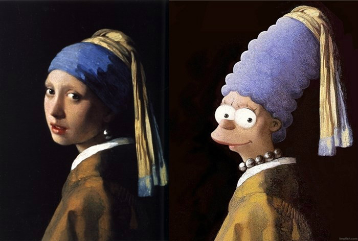 Seis personagens da cultura pop inseridos em pinturas clássicas