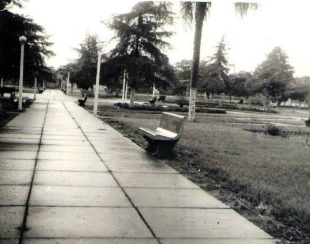 Em tempo Praça Cel. Valêncio de Brum, obra construída na gestão do prefeito Heron da Rosa Brum.