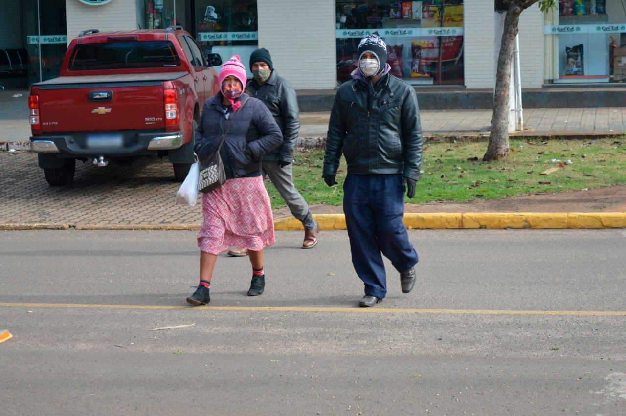 Frio era intenso ainda por volta das 8h30 / Foto: Moreira Produções