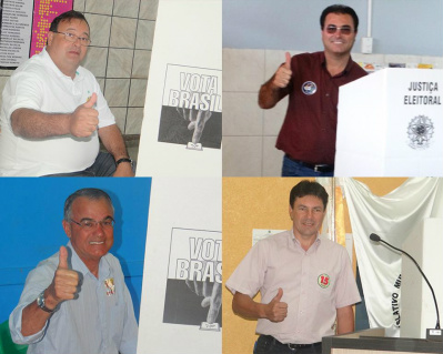 Candidatos votaram pela manhã / Foto: Moreira Produções