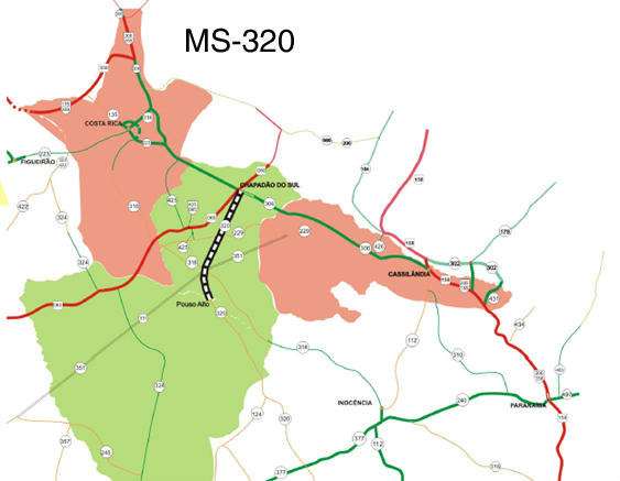 Rodovias MS-040 e MS-320 serão pavimentadas pelo governo do Estado