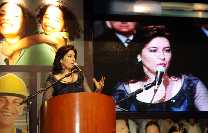 Primeira mulher eleita vice-governadora, Simone Tebet acredita na industrialização com desenvolvimento social Primeira mulher eleita vice-governadora, Simone Tebet acredita na industrialização com desenvolvimento social