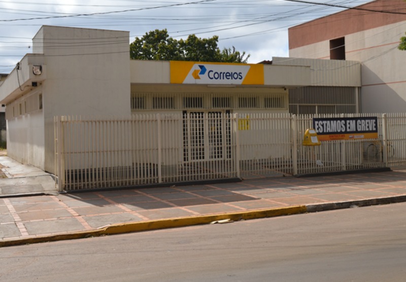 Agência dos Correios em Amambai aderiu ao movimento nacional deflagrado na última segunda-feira (17)