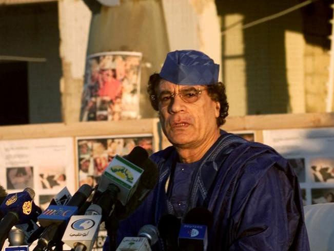 "Até a vítoria ou a morte", diz Kadafi