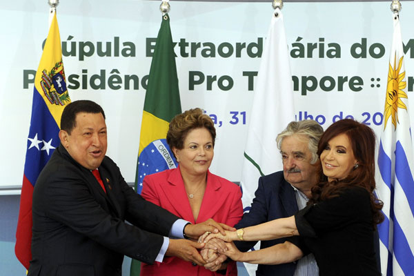 Mercosul torna-se a quinta economia mundial com entrada da Venezuela