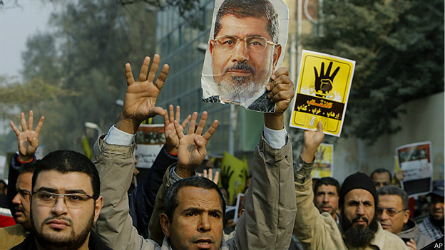 A Irmandade Muçulmana do ex-presidente Morsi foi mantida na clandestinidade durante a ditadura militar