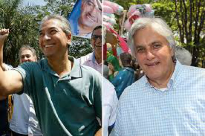 Pesquisa aponta vantagem de Reinaldo Azambuja Candidatos ao cargo de governado do MS, Reinaldo Azambuja (PSDB) e Delcídio do Amaral (PT) / Foto: Divulgação