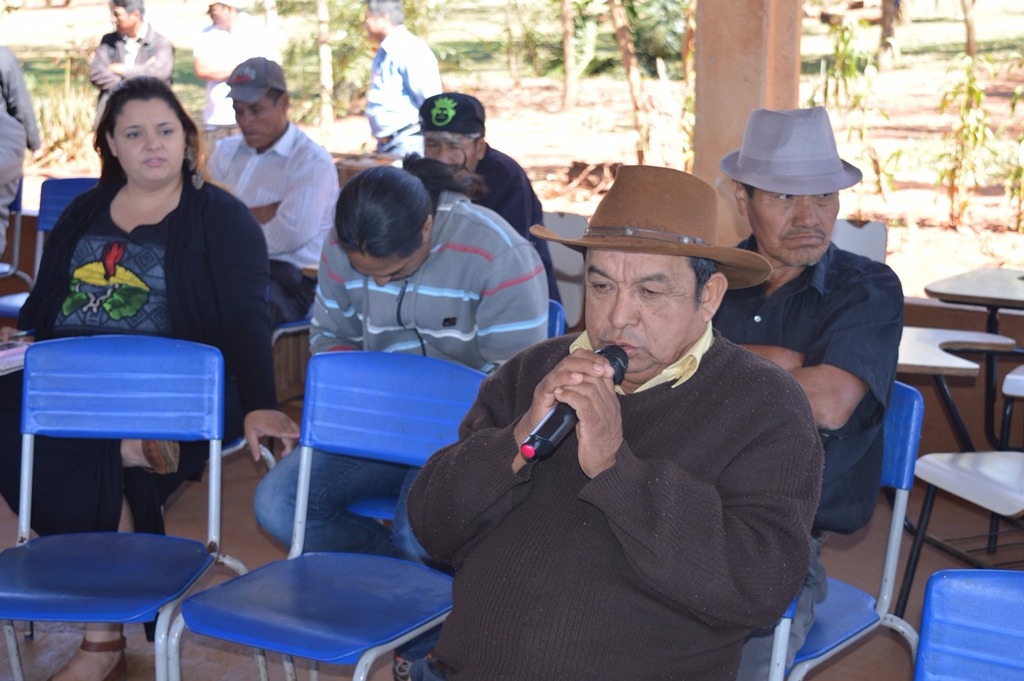 O capitão da aldeia Amambai, Adair Sanches. (Foto: Moreira Produções / Amambai Notícias)