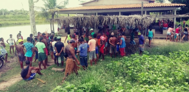 Índios gamela reunidos em Viana (MA) / Foto: Divulgação