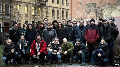 Os ativistas haviam sido detidos após protesto em setembro no Ártico