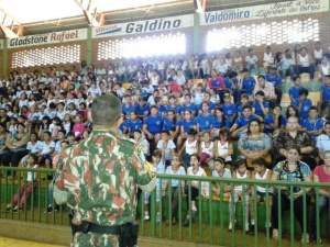Mais de 230 mil alunos no Estado e do Projeto Florestinha foram  atendidas com oficinas relacionadas a vários temas ambientais por meio do Núcleo de Educação Ambiental (NEAM) na qual a Policia Militar Ambiental (PMA) atua / Foto: Divulgaçao