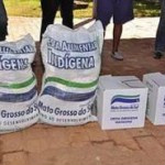 Governo do Estado entrega 1.294 cestas aos índigenas de Dourados Governo do Estado entrega 1.294 cestas aos índigenas de Dourados