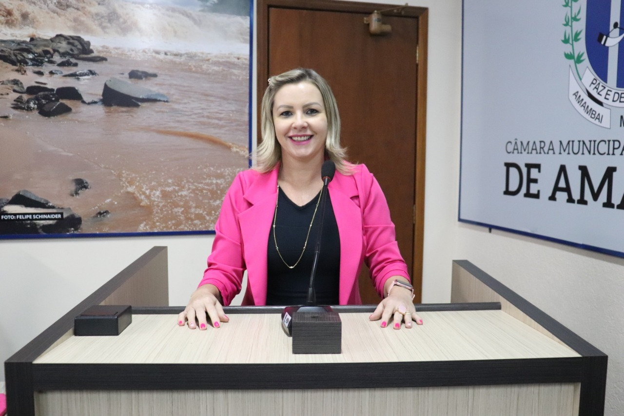 Veja as matérias apresentadas pelos vereadores na sessão do dia 15 de fevereiro Vereadora Janete Córdoba (PSDB)