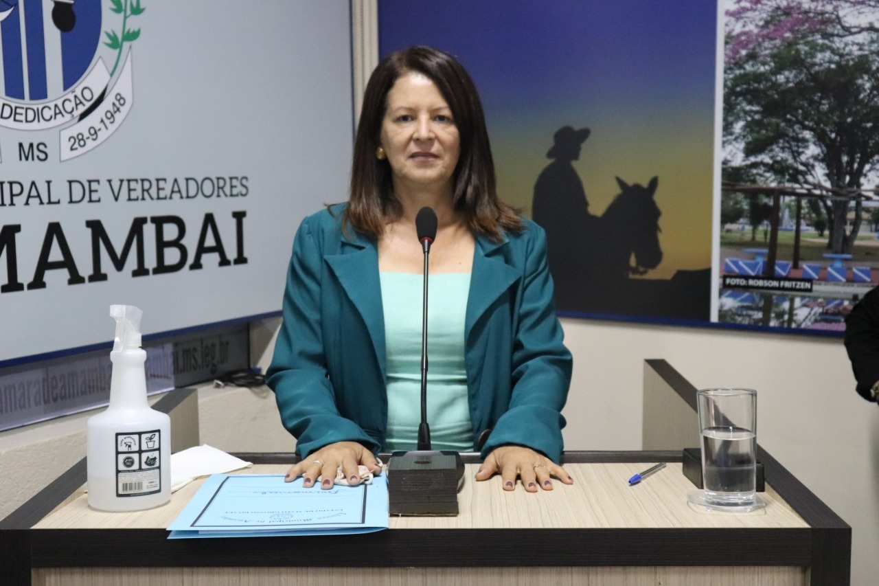 Veja as matérias apresentadas pelos vereadores na sessão do dia 15 de fevereiro Vereadora Cida Farias (DEM)