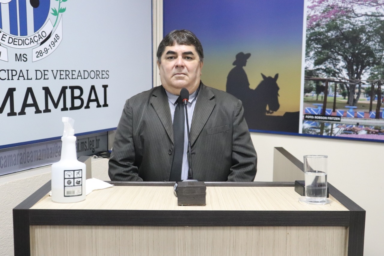 Veja as matérias apresentadas pelos vereadores na sessão do dia 15 de fevereiro Vereador Roberto Sangue Bom (DEM)