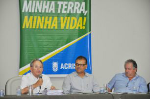 Encontro da Acrissul debate demarcações de terras para indígenas Senador Ruben Figueiró defende que demarcações sejam autorizadas só pelo Congresso Nacional.Foto: Via Livre