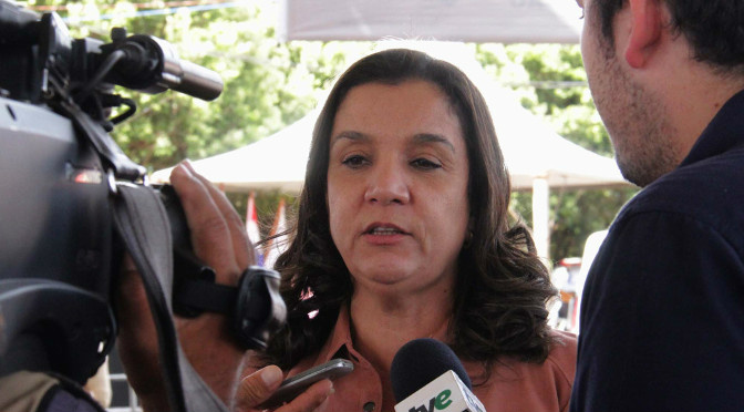 Primeira-dama Fátima AzambujaFoto: Divulgação 
