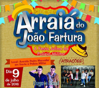 Arraiá do João Fartura acontece no sábado (9) em Amambai Arraiá do João Fartura acontece no sábado (9) em Amambai