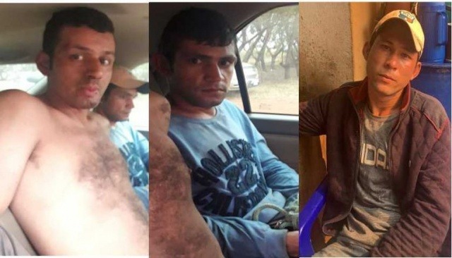 Trio que sequestrou família e matou fazendeiro é preso na fronteira Enrique Galeano Barrios de 29 anos, Nelson David Fruits Ovelar, e Fábio Diosnel Frutos Ovelar. (Foto: ABC Color)
