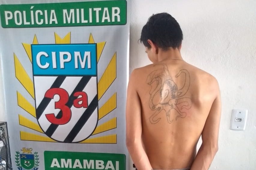 Polícia Militar recupera moto furtada e prende autor em Amambai Divulgação