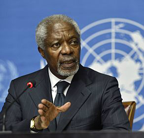 Kofi Annan renuncia ao cargo de enviado especial da ONU à Síria