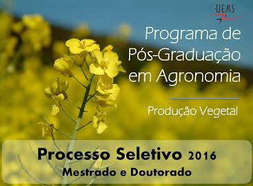 Mestrado e doutorado em Agronomia da Uems estão com inscrições abertas Mestrado e doutorado em Agronomia da Uems estão com inscrições abertas