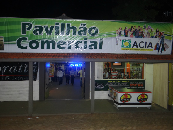 Pavilhão Comercial da ACIA no Parque de Exposições, durante a 27ª Expobai / Foto: Moreira Produções 