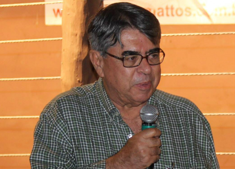 Produtor expositor de Amambai, Geraldo Carvalho, é destaque no julgamento de raças / Foto: Divulgação