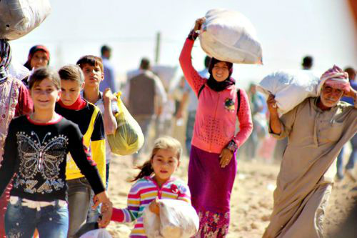O conflito na Síria já custou mais de 215 mil vidas desde março de 2011 e provocou mais de 10 milhões de refugiados e deslocados, quase a metade dos 23 milhões de habitantes do país / Foto: Divulgação