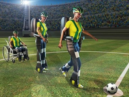 Paraplégico com veste robótica dará pontapé inicial da Copa 2014