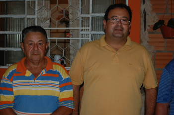 Ex-vereador Delidio e o presidente do PT do B, Dr. BandeiraFoto: Moreira Produções 