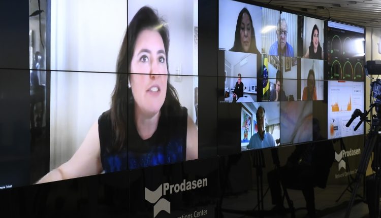 Projeto de senadora de MS pretende prorrogar uso de recursos do Covid-19 Senadora Simone Tebet (MDB-MS) em pronunciamento via videoconferência. (Foto: Marcos Oliveira/Agência Senado)