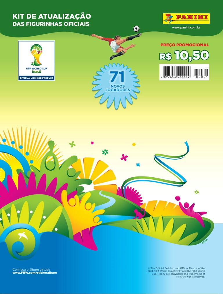 Panini lança novas figurinhas do álbum oficial da copa do mundo da FIFA Panini lança novas figurinhas do álbum oficial da copa do mundo da FIFA