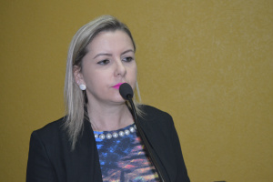 Vereadora Janete, autora da proposta para implantação do projeto 