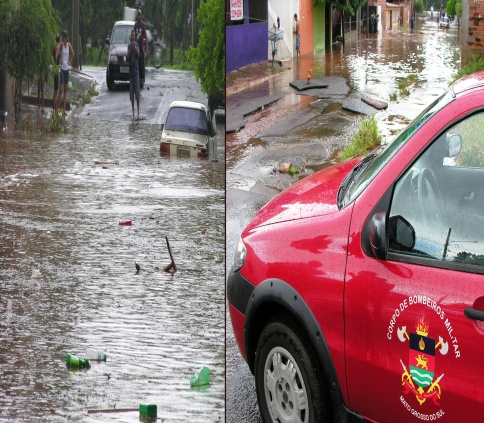 No dia 6 deste mês, das 14h30 às 17 horas, foram solicitados 76 atendimentos ao corpo de Bombeiros Militar da Capital. Foto: Maj Penrabel / Sd Borba 