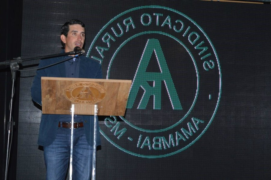 Veja a programação da 30ª Expobai para esta quarta-feira (5) Presidente do Sindicato Rural de Amambai, Ronan Nunes da Silva / Foto: Moreira Produções