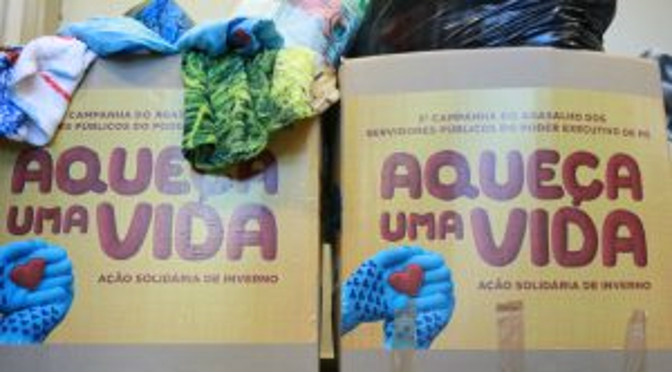 Sejusp contribui com a 3ª Campanha do Agasalho dos Servidores Públicos Foto: Divulgação