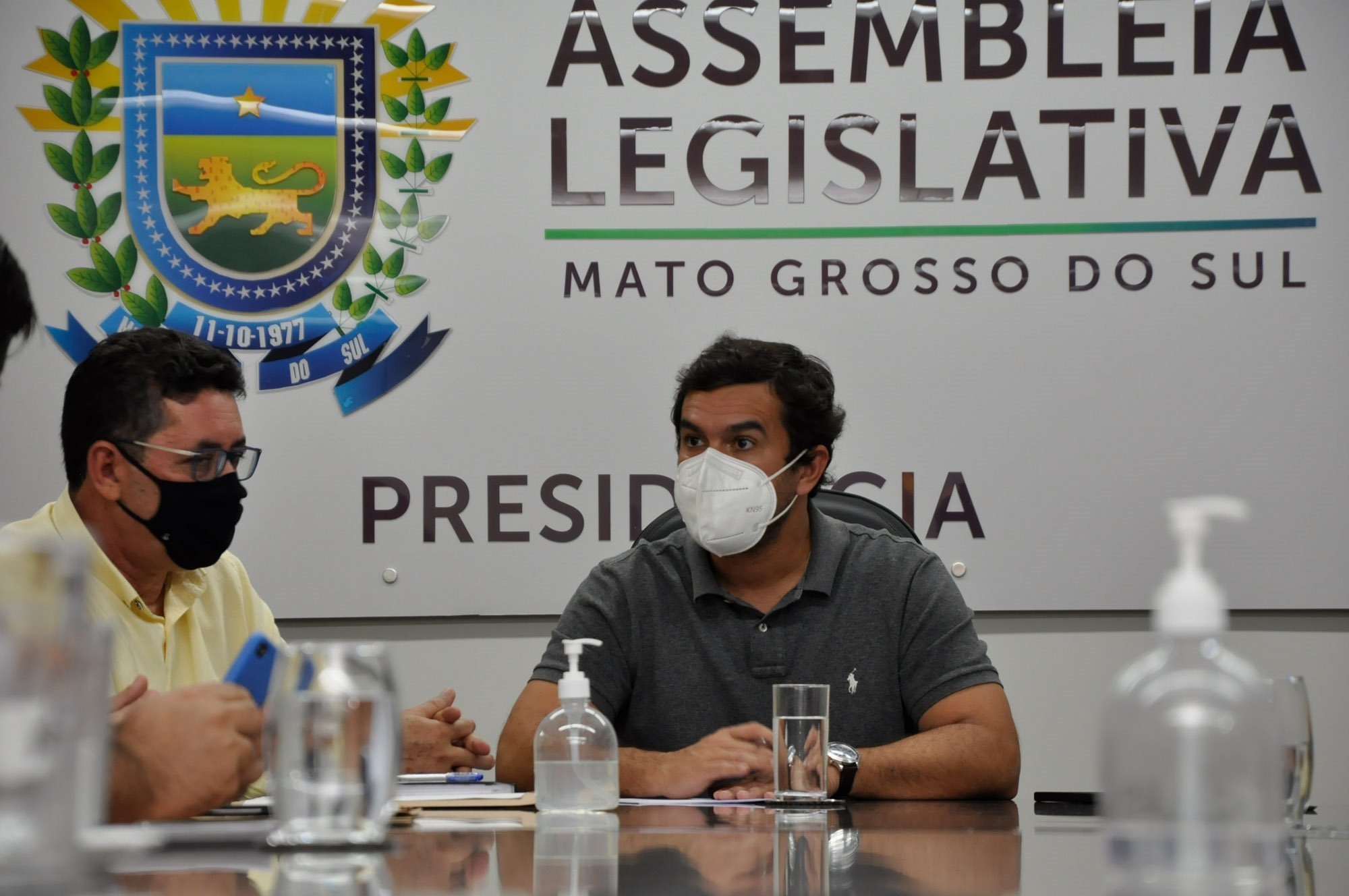 Beto Pereira também participou do encontro  Foto: Luciana Nassar/ALEMS