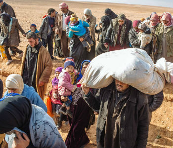 Metade da população síria está desalojada. Foto: Acnur/J. Kohler