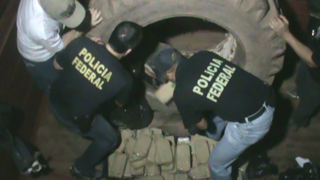 Droga apreendida no decorrer das investigações em Barra do Garça (MT). (Foto: divulgação)