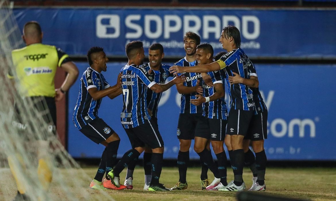 Grêmio abre vantagem sobre Caxias e fica próximo do tri do Gauchão © Lucas Uebel/Grêmio FBPA/Direitos reservados