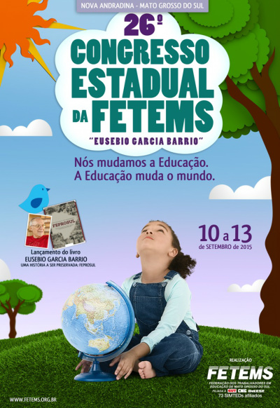 Educadores de Amambai participam do 26° Congresso da Fetems em Nova Andradina