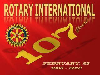 Em todo o mundo, acontecem comemorações alusivas ao 107º aniversário de Rotary.